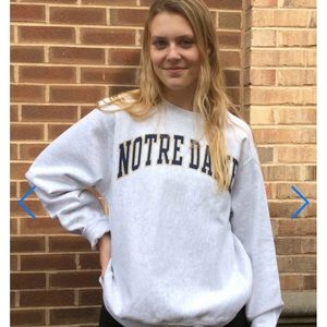 Champion Norte Dame Sweatshirt Size XL